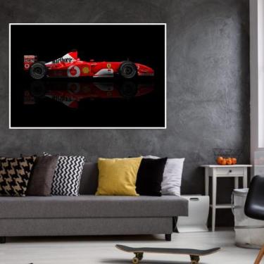 Imagem de Quadro Decorativo Carro De Corrida F1 - MeMoldura, 80x120, Moldura Bra