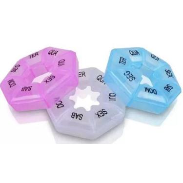 Imagem de Kit 02 Porta Comprimido Semanal com 7 Compartimentos - FWB