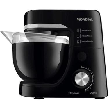 Imagem de Batedeira Planetária Mondial 4,5L Preto 700W 220V - BP-03-B, 220V