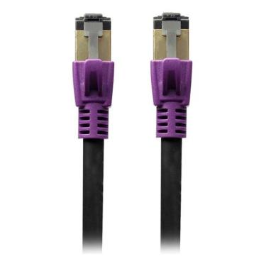 Imagem de Cabo de Rede Cat8 internet 1 metro Premium 40gbps 2000Mhz Gamer PATCH 