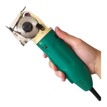 Imagem de Tesoura Elétrica Maquina De Cortar Tecidos Bananinha 2 Polegadas 110v 220v Portátil Manuseio Design Leve Esta Tesoura Elétrica Facilita O Trabalho De Costureiros Alfaiates (220v)