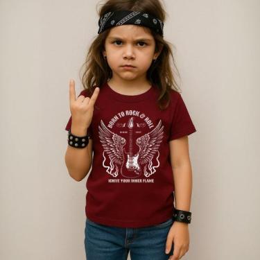 Imagem de Camiseta Infantil Unissex Estampada Ignite Your Inne Flame 055 Blusa M
