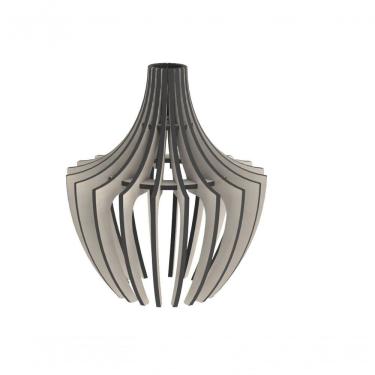 Imagem de Luminária Teto Tipo Pendente Aranha Mdf - Completa Cor: Preta