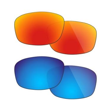 Imagem de Fiskr Lentes de reposição anti-água salgada para óculos de sol Oakley Fives Squared - RE&BU