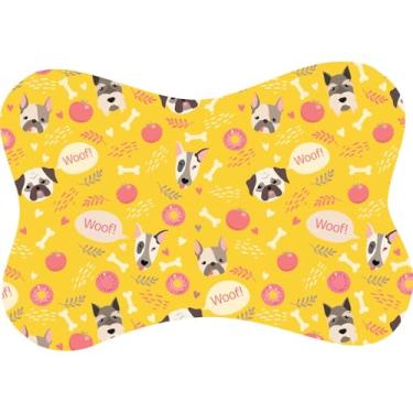 Imagem de Tapete antiderrapante para comedouro de animais - Bone (Jack)