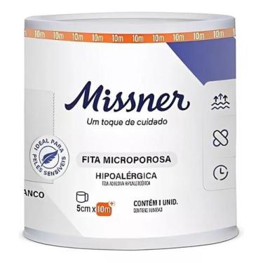 Imagem de Fita Cirurgica Microporosa Branca 5cm X 10m Missner