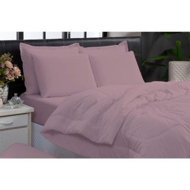 Imagem de Kit Edredom Italiano 200 Fios 100% Algodão 6 Peças - Casa Dona