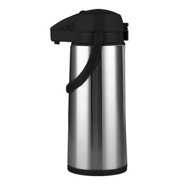 Imagem de Garrafa Térmica Inox Good Coffee de Pressão 1 Litro Ponente, Preto