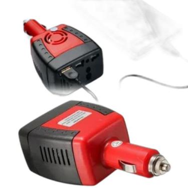 Imagem de Inversor Conversor 150W 12V Para 110V Tomada Usb Veicular - Home Goods