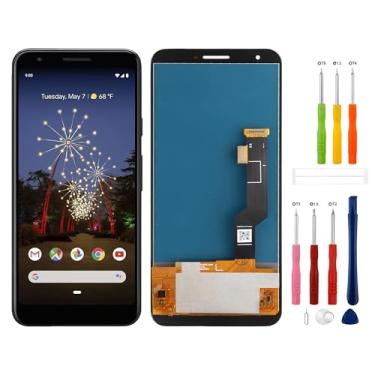 Imagem de Substituição de tela digital TFT compatível com Google Pixel 3A XL G020C G020G G020F (sem impressão digital) Montagem digitalizador de tela sensível ao toque com ferramentas de reparo - 15.2 cm
