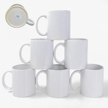 Imagem de Caneca Ceramica para Sublimacao Live 325ml, 6 Canecas
