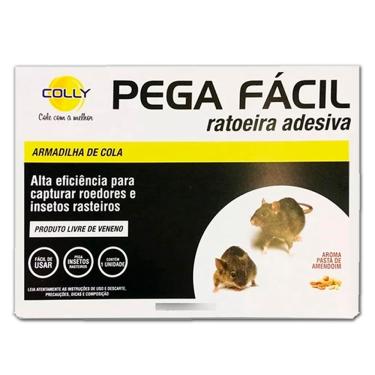 Imagem de Cola Pega Rato Ratoeira Adesiva Mata Rato C/ 10 Peças