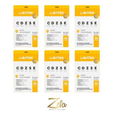 Imagem de Kit 06 Lavitan Imunidade Cdzse 30 Comprimidos - Cimed