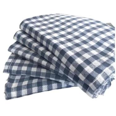 Imagem de Pano de Chão Saco Xadrez Prata Lamatex