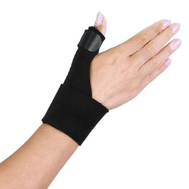 Imagem de Tala Polegar Kestal Ajustável Bilateral Neosoft Preta