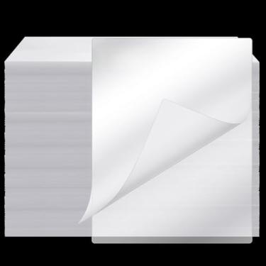 Imagem de Sherr Pacote com 400 sacos de laminação de 10 mil folhas de laminação térmica tamanho carta papel plástico transparente folhas brilhantes quentes materiais de escritório (22 x 29 cm)