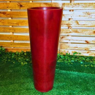 Imagem de Vaso De Planta Cone Ibiza Decorativo Marmorizado Polietileno - Renovar
