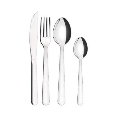 Imagem de Faqueiro Tramontina Aço Inox Alto Brilho Malibu 16 Peças