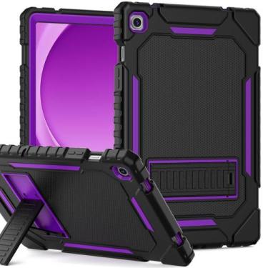 Imagem de Capa Grifobes para Samsung Galaxy Tab A9 Plus 11" 2023 preta+roxa