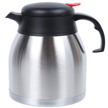 Imagem de Garrafa Termica Inox Jarra Bule Cafe Cha Isotermica Grande 1500ml Tipo Jarra 1,5l Quente E Gelada