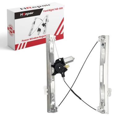 Imagem de HRepair Regulador de janela lateral do passageiro serve para Dodge Grand Caravan 2008-2020 & Chrysler Town Country & Ram C/V Power Window Regulator, com motor - dianteiro direito (748-509)