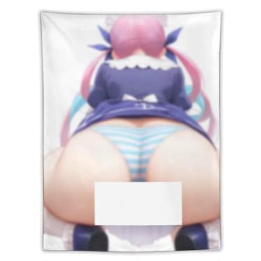 Imagem de LIEGBMEU Sexy Bikini Hot Anime Girl Tapeçaria 152.4 cm x 203.2 cm Interior Exterior Wall Quilt Art Decoração de Tapeçaria Caprichosa, AD07