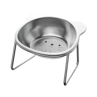 Imagem de Ｂｅｓｇａ Tigela elevada para petiscos e comedouro para animais de estimação com suporte para cães de pequeno e médio, Gatinho
