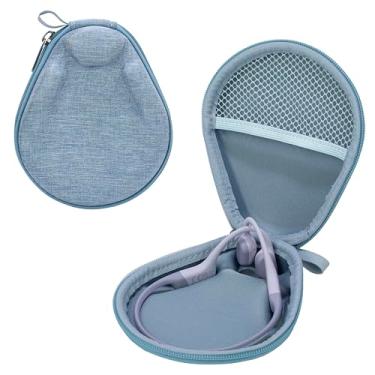 Imagem de Ginsco Capa universal para fones de ouvido de condução óssea compatível com SHOKZ New OpenRun Pro 2/Pro 2 Mini/OpenRun/OpenSwim Fones de ouvido esportivos de orelha aberta, compatível com CXK/BAICLUD