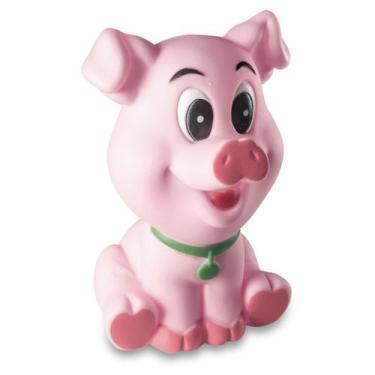 Imagem de Porquinho Soft Animal de Brinquedo P/ Bebes, Mordedor Banho - Cometa B