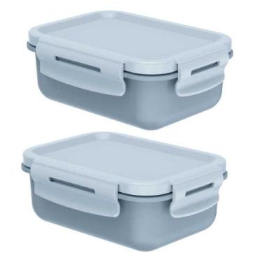 Imagem de Kit 2 Potes Marmita Hermética Ou Mini Marmitou ul Glacial