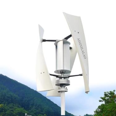 Imagem de 220v,8000W-10000W 3 pás gerador de turbina eólica horizontal, 12V 48V 24V energia livre dínamo magnético forte para casa (sem ruído)