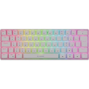 Imagem de Teclado Mecânico Fortrek Gravity Air Compact Wireless Branco