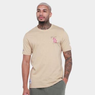 Imagem de Camiseta New Era Originators Stlcar Masculina, Areia, G