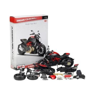 Imagem de Modelo De Moto De Corrida Kawasaki H2R Em Escala 1:12, Brinquedo De Ca