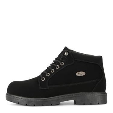 Imagem de Lugz Bota masculina Mantle Mid Classic de espuma viscoelástica Chukka Fashion, Preto, 7.5