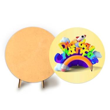 Imagem de Painel 50cm C/Elastico Dia das Crianças + Suporte MDF (CRI0014)