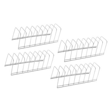 Imagem de Generic 4 peças de utensílios de secagem, suporte para costela, escorredor de pratos de aço inoxidável, suporte para utensílios multifuncionais, escorredores, Prateleira para Pratos de Prata