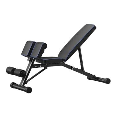 Imagem de Banco de peso de supino, multifuncional, halteres, hiperextensão, cadeira romana, equipamento de treino abdominal, para academia, em casa, carrega, 399 kg