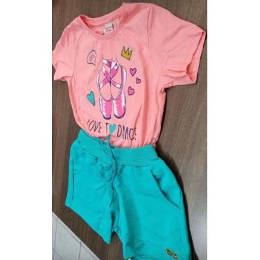 Imagem de Short e blusa infantil mundo BABY FEMININO -TAMANHO G - Lux 