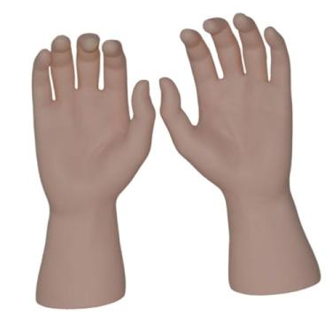 Imagem de KiBcsLic Modelos de mãos realistas, manequins de mão humana masculina, simulação adulta, varejo, decoração exclusiva para exibição de luvas, decoração de, Cor Da Pele