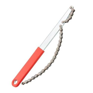 Imagem de Conjunto de ferramentas de remoção de cassete de bicicleta – chicote de corrente, chave de corrente e ferramenta de bloqueio para cassetes Shimano/SRAM 7-12 velocidades, kit de remoção de roda livre