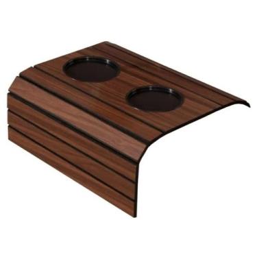 Imagem de Bandeja-esteira Comum Para Sofá Com Suporte Para Copos e Controle - Em