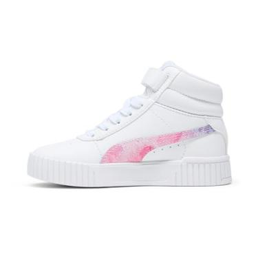 Imagem de PUMA Tênis infantil unissex Carina, Puma Lilás branco-rosa, 21 BR