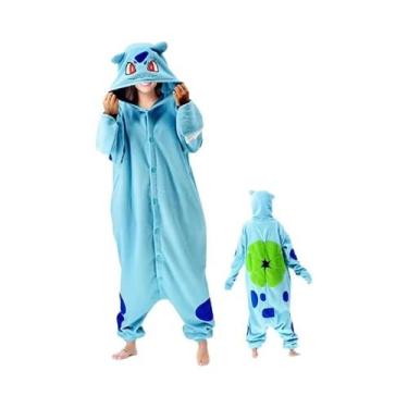 Imagem de Pijama Kigurumi Adulto De Pokémon Pikachu, Gengar, Snorlax, Eevee, Squ