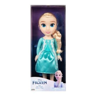 Imagem de Boneca Disney Frozen Elsa Toddler 38cm Multikids - BR2210OUT [Remanufaturado] BR2210OUT