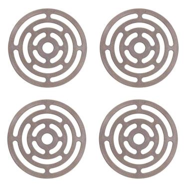 Imagem de Kit 4Un Descanso De Panela Aparador Redondo Ecológico Cinza