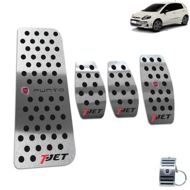 Imagem de Pedaleira Manual Descanso Fiat Punto T-Jet 2013 A 2017 Preto