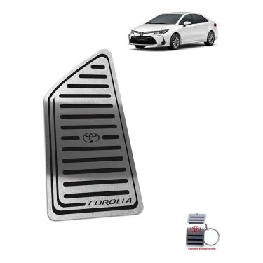 Imagem de Descanso De Pé Em Aço Inox Toyota Corolla 2020 Preto