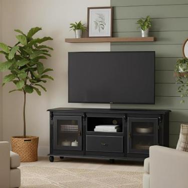 Imagem de Rack Colonial Farmhouse de Madeira Para Tv Até 50 Polegadas com Pés To