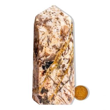 Imagem de Ponta Turmalina no Feldspato Natural 12-13cm 250-450g Tipo B - Cristai